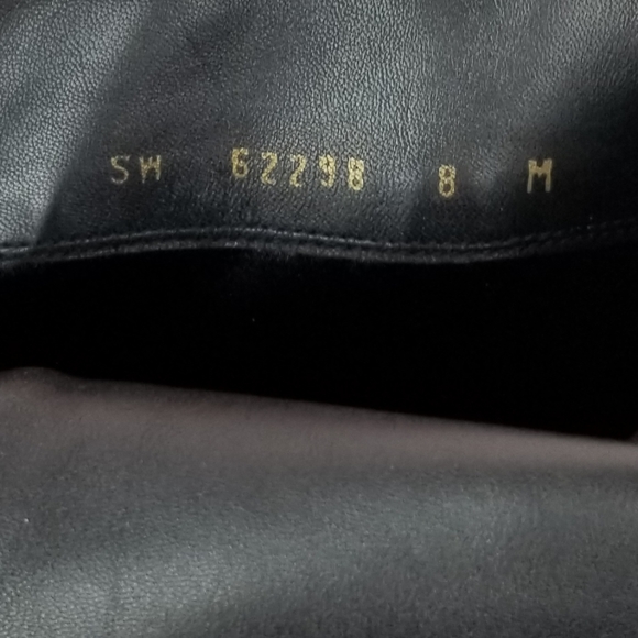 Stuart Weitzman Black Suede Over The Knee Boots 8 - Picture 8 of 9